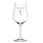 Pahar vin LacertA – pahar de vin din sticlă fină, cu însemnele LacertA