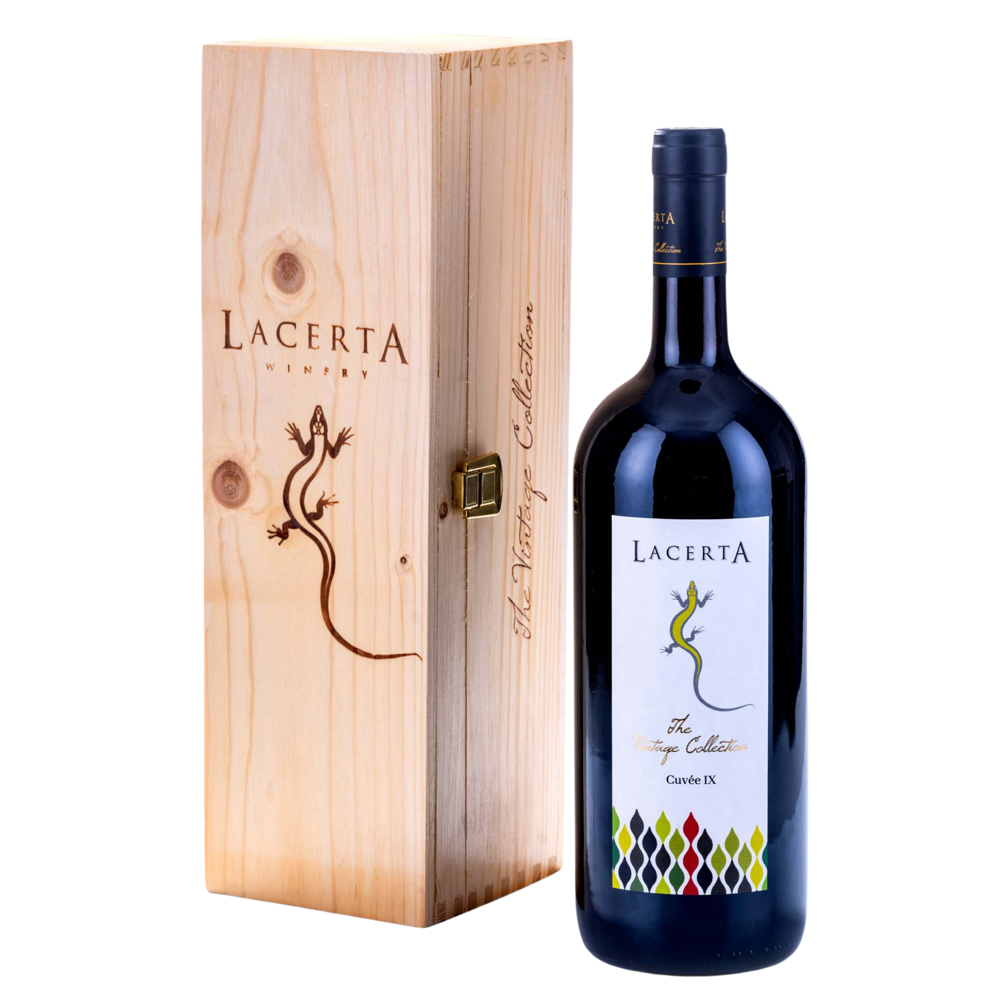 Cutie lemn 1 sticlă 1500ml