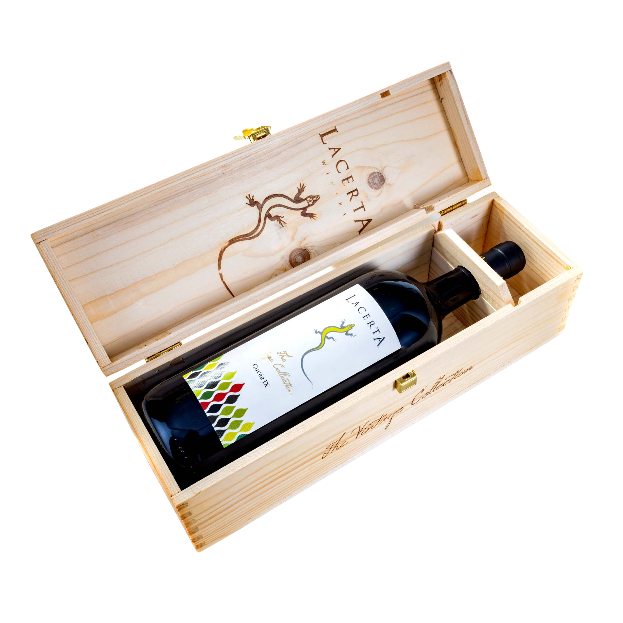 Cutie lemn 1 sticlă 1500ml