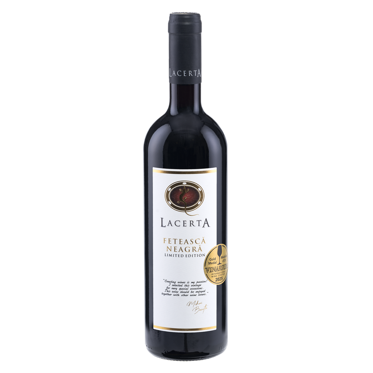 Limited Edition – Fetească Neagră – vin roșu de la Crama LacertA, România