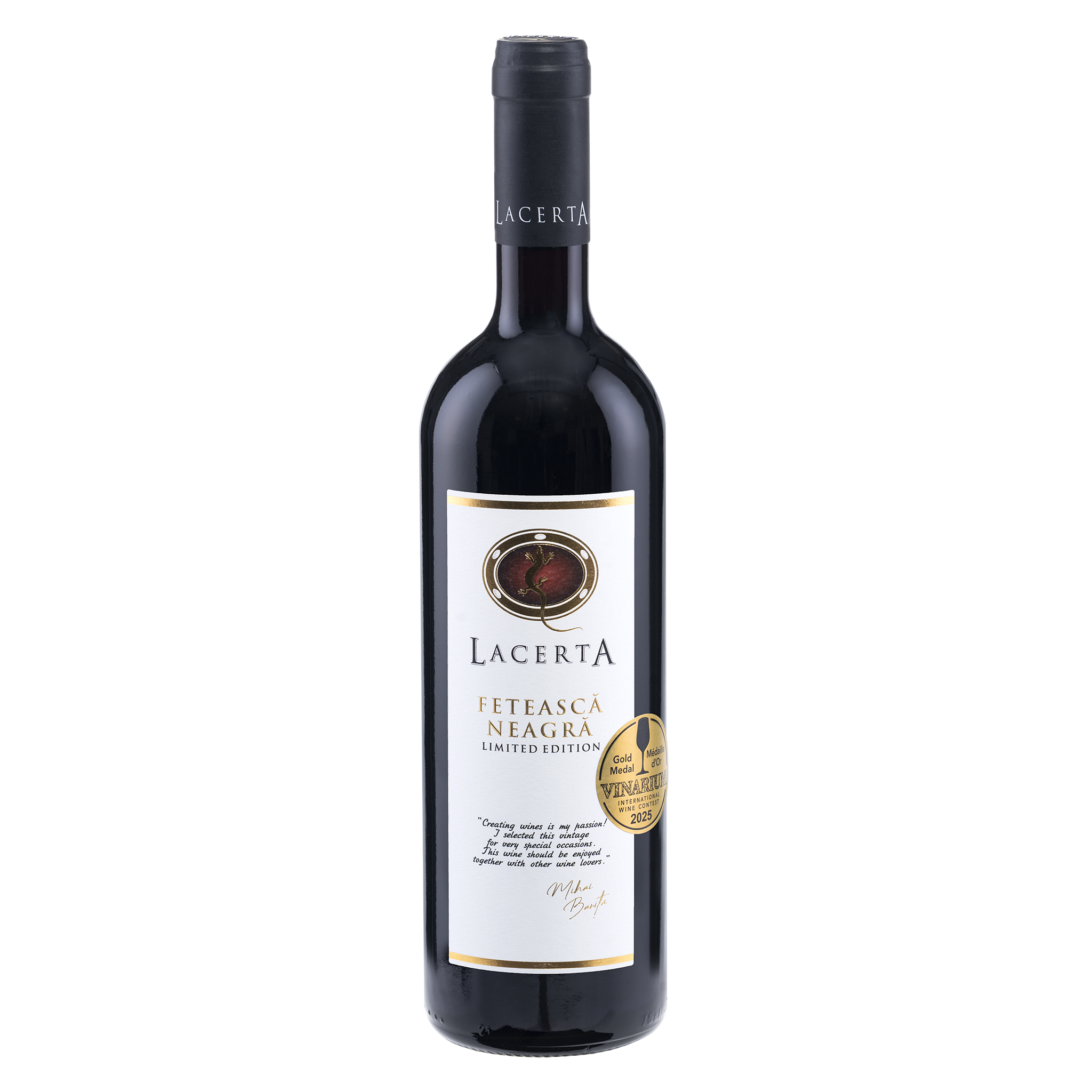 Limited Edition – Fetească Neagră – vin roșu de la Crama LacertA, România