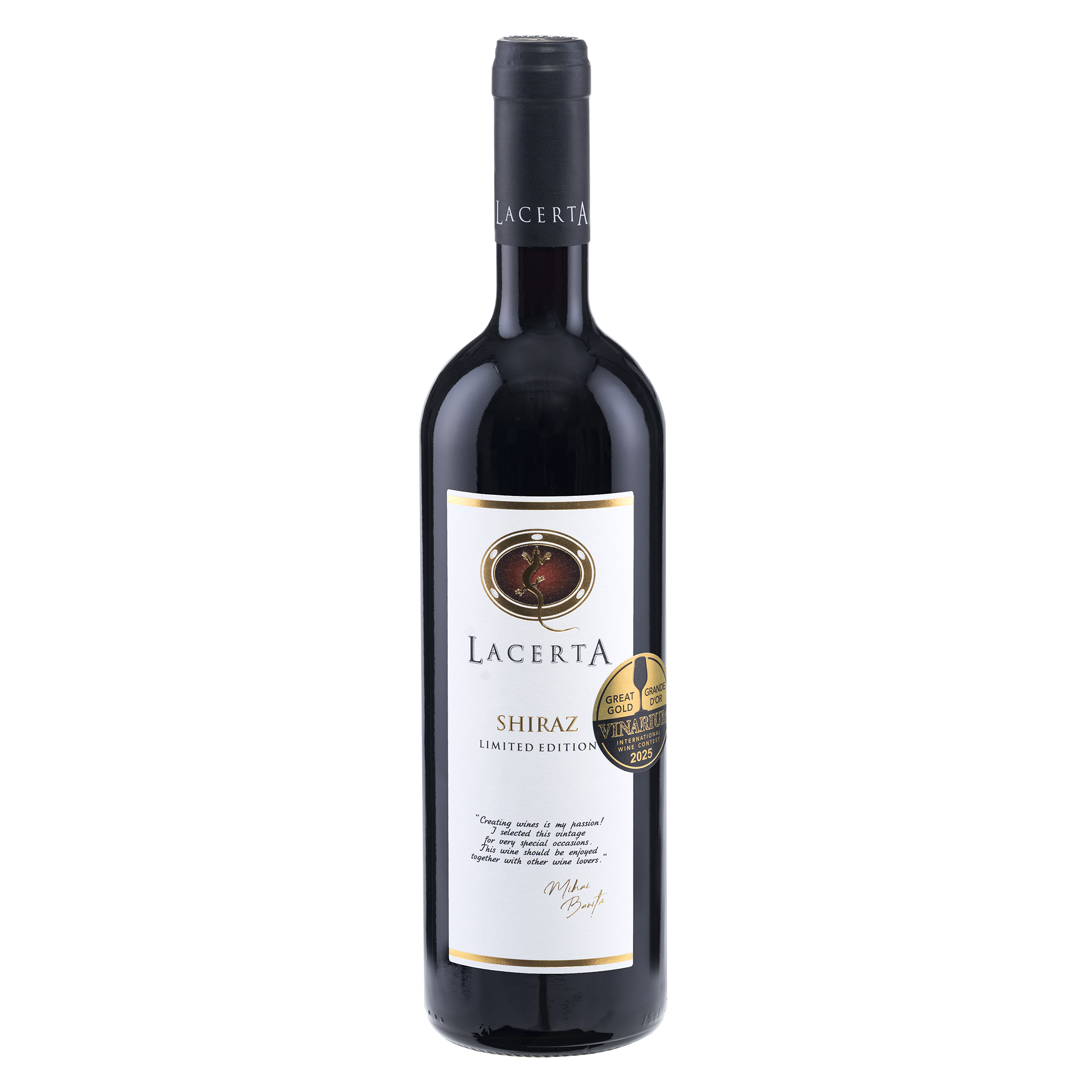 Limited Edition – Shiraz – vin roșu de la Crama LacertA, România