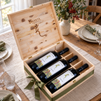 Pachet LacertA Verticală Cuvée IX Magnum – cutie de lemn, idee de cadou