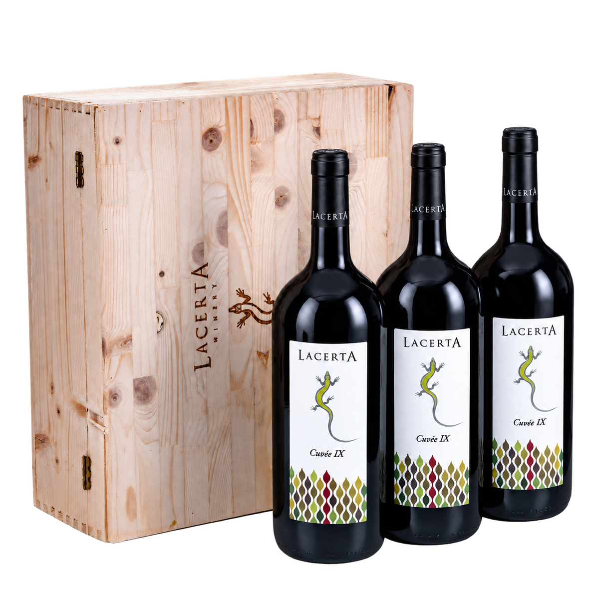 Pachet LacertA Verticală Cuvée IX Magnum 2012, 2013, 2014 – sticle Magnum, Crama LacertA