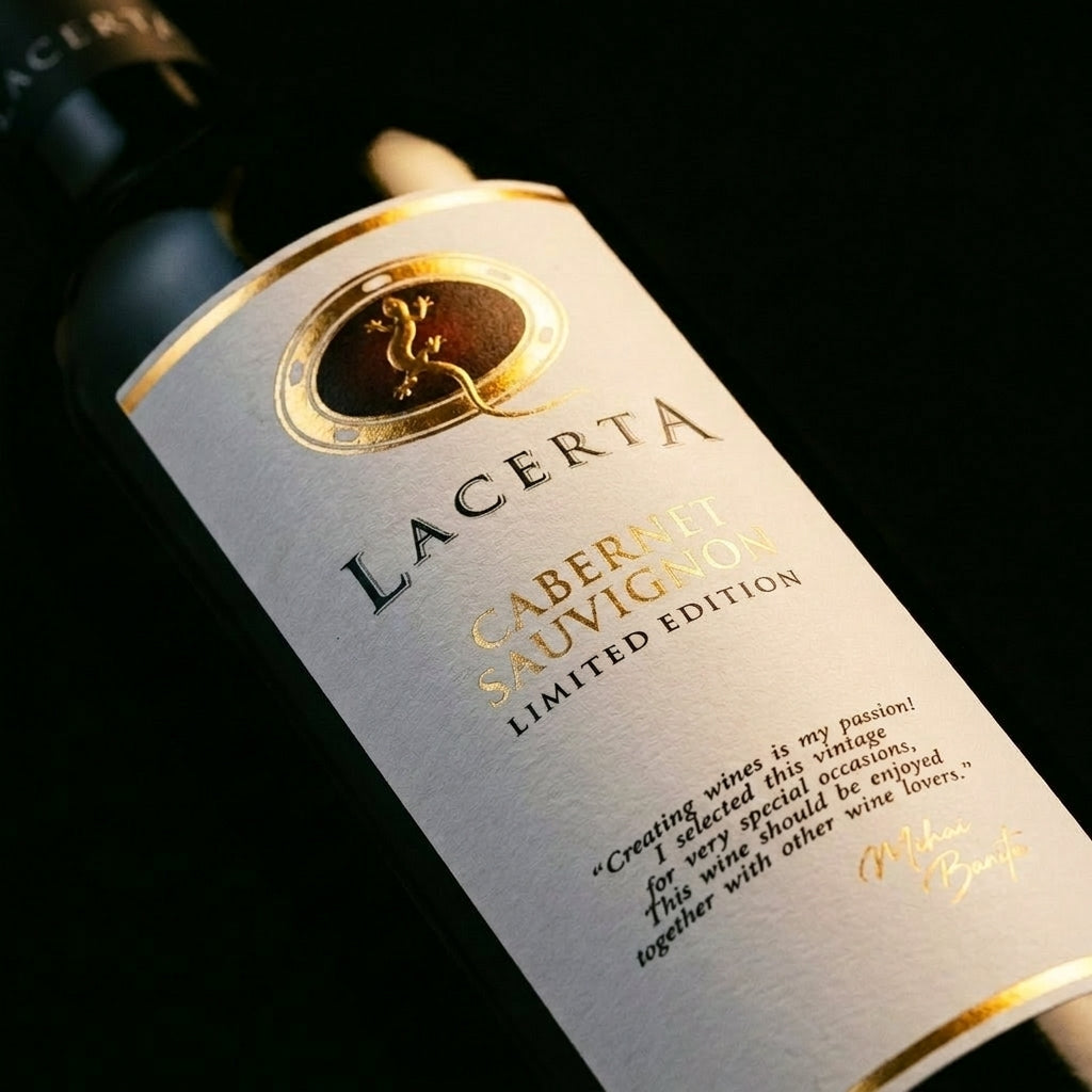 Limited Edition – Cabernet Sauvignon – sticlă de vin, 750ml, Crama LacertA