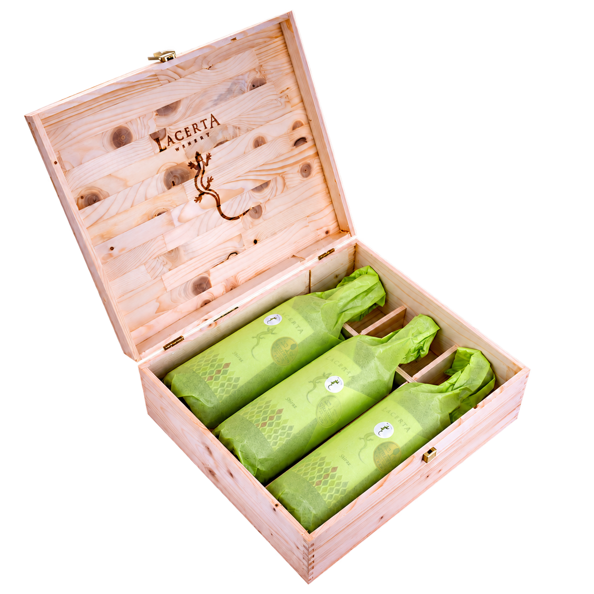 Pachet LacertA Verticală Shiraz – vin roșu românesc, trei recolte