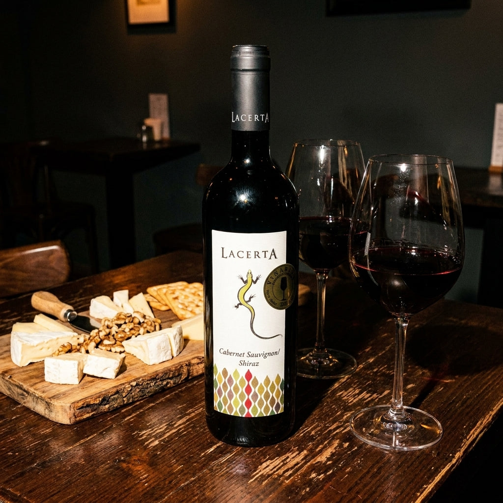 LacertA – Cabernet Sauvignon, Shiraz – vin roșu românesc de calitate, LacertA Winery