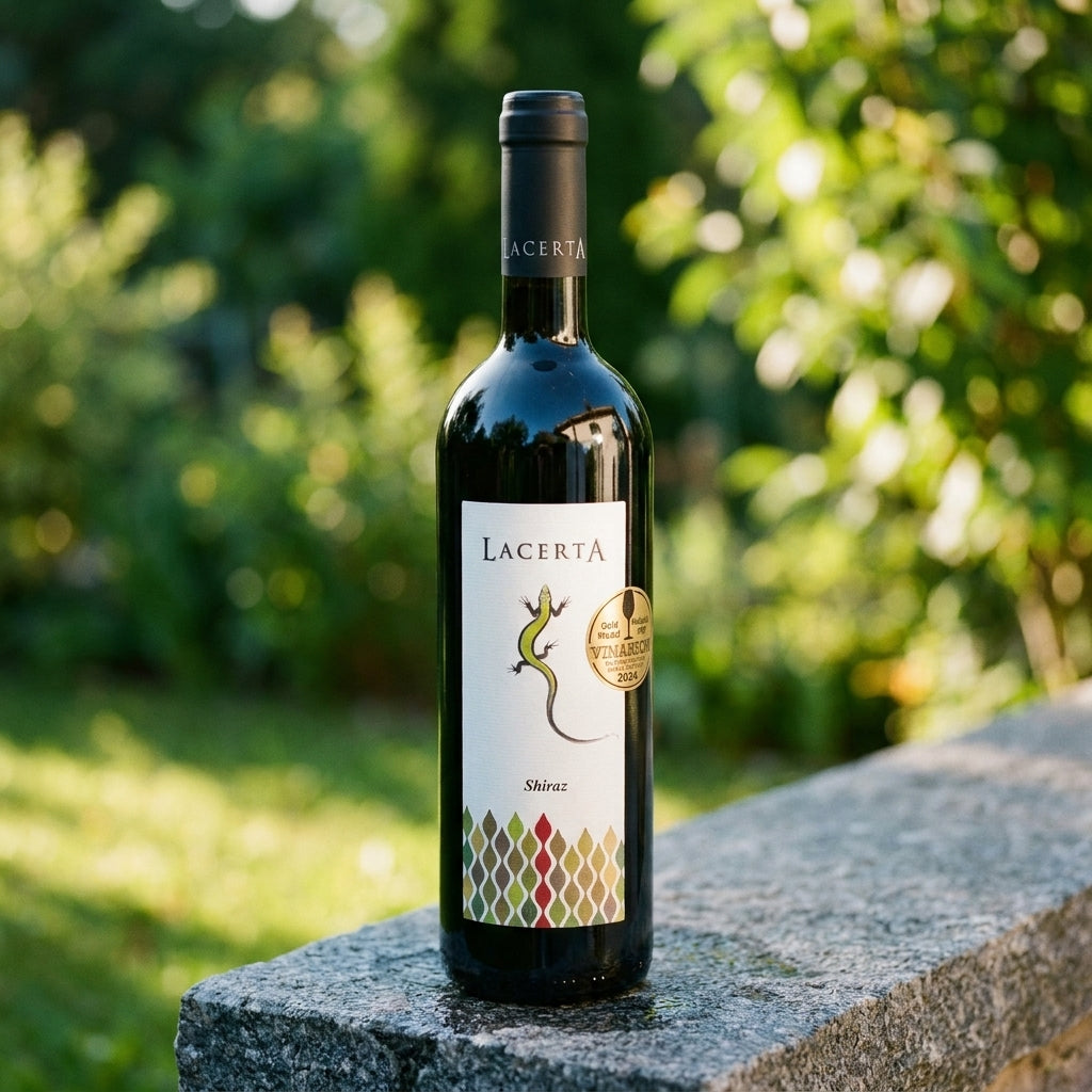 LacertA – Shiraz – sticlă de vin, 750ml, Crama LacertA